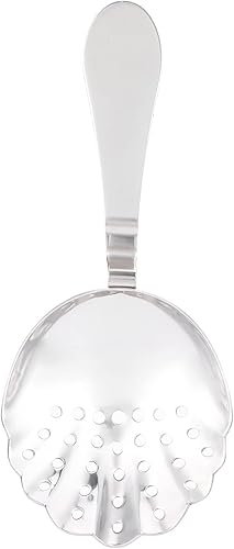Colador Julep, colador de barra de acero inoxidable, cuchara de hielo, colador de bebidas, cóctel, cuchara coladora para cócteles, bebidas para el
