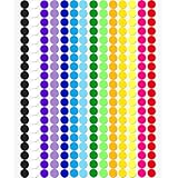 Colored Coding Dot Stickers - 2800 Pcs 1/2 inch Circle Stickers for Office, Classroom, and Home Organization - 14 Vibrant Assorted Colors for Easy Labeling and Inventory Management