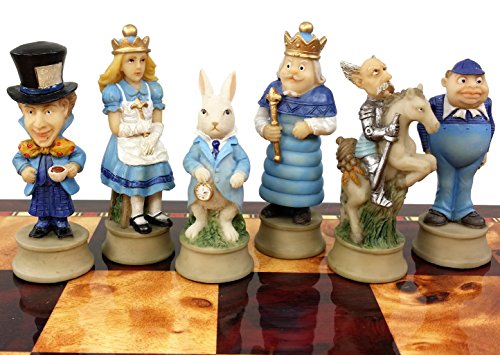 Alice in Wonderland Chess Men Set - Image 3