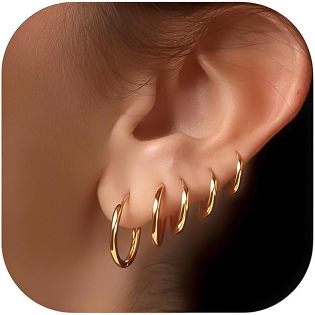 Stainless Steel Cartilage Earrings Hypoallergenic