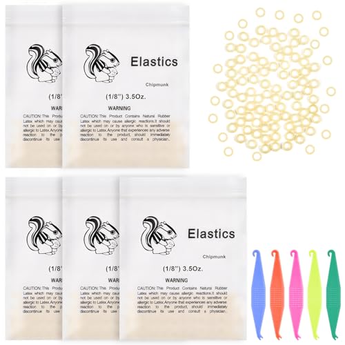 OFFCUP Zähne Gummiband, 500 Stück Kieferorthopädische Elastische, Kieferorthopädische Elastiken mit