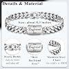 Pulsera de cadena cubana para hombres, regalo para él | Rellenos de calcetín de Navidad, Día de San Valentín, Día del Padre, rellenos de canasta de Pascua, graduación, regalos de cumpleaños 6