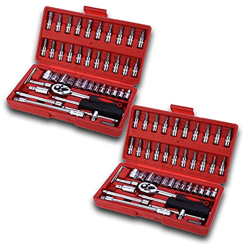 E-FINDS \Pbg `Zbg 46_Zbg p6.3 1/4C` ԃ` X[u `Fbg` ` \PbghCo[gݍ킹 c[  oCN DIY HZbg ƃZbg p[P[Xt K[Wc[Zbg (