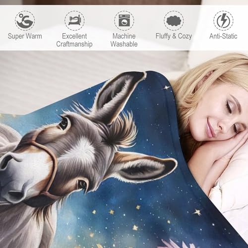 Manta de burro para sofá cobertor grueso de invierno textil 100x130 6
