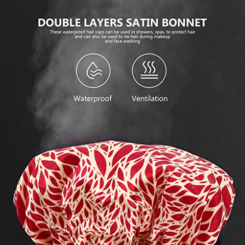 PIXNOR 3 Peças de Tuca de Cetim Tuca de Drmir de Seda Natural Tuca de Drmir Grrpara Drmir Chapéu Elá