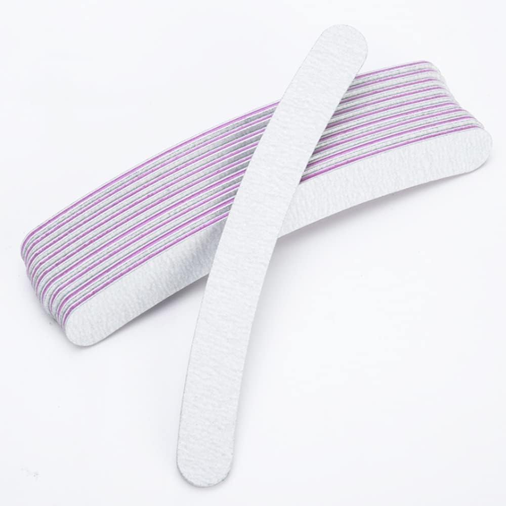 Calitate24 Nail Filer Stainless Steel 2pcs Nail File Double Sided Filer Pedicure Manicure Tool Nail Buffers & Trimmer Nail Cuticle Remover Nail Shaper with 1 Transparent Nail Polish-image-26