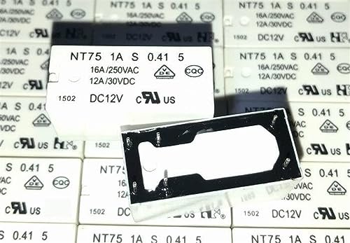 Relé NT75 1A S 0,41 5 DC5V interruptor electromecánico 115F-1A-6P para PCB