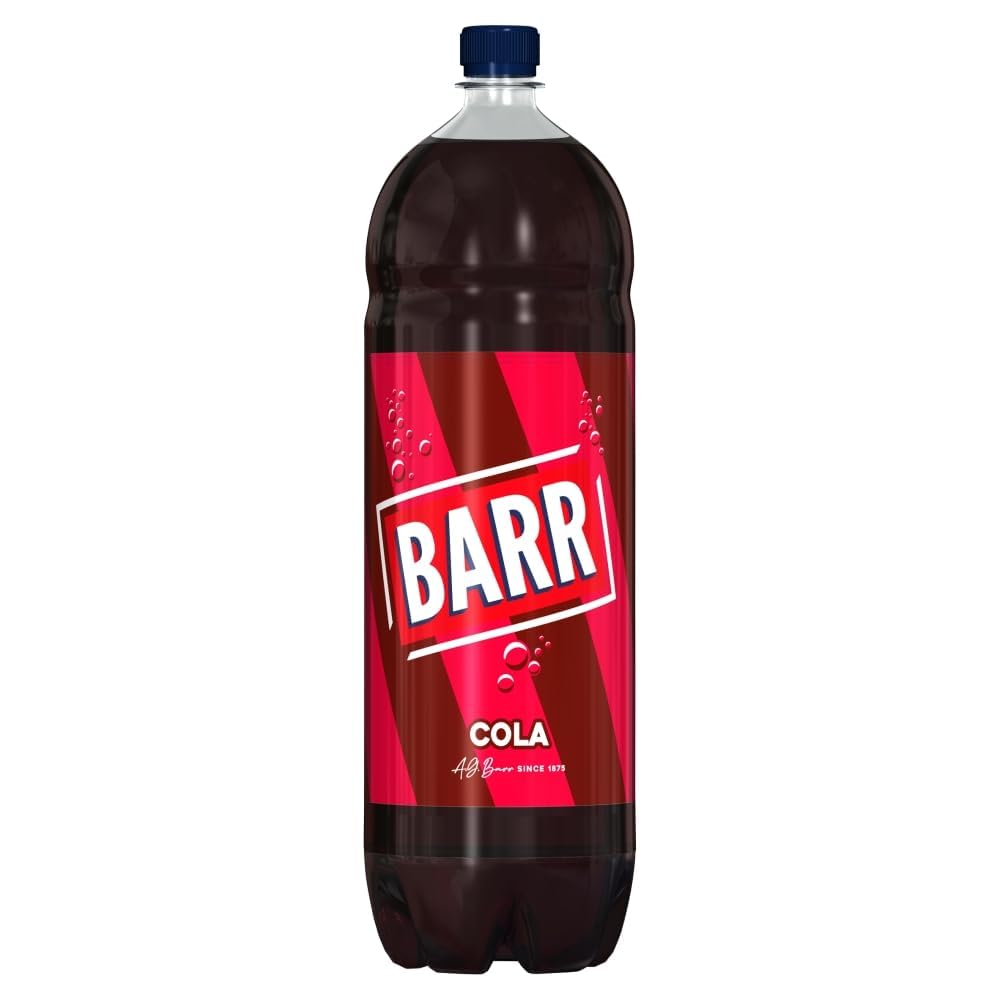 BARR since 1875, 2L Classic Cola, Low Sugar Fizzy Drink "Fizzing with Fun" - 1 x 2L Bottle