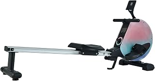 Home Rowing Machine Rowing Machine Foldable Magnetic Rowing Machine 8 Adjustable Resistance with A Display Suitable for Aerobic Ex(Physical Exercise)