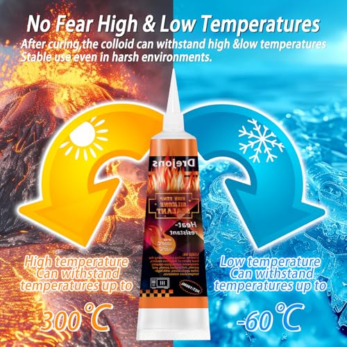 Image of High-Temperature Silicone Sealer for Cooktops, Appliance Glass & Microcrystalline Panels - 200ml