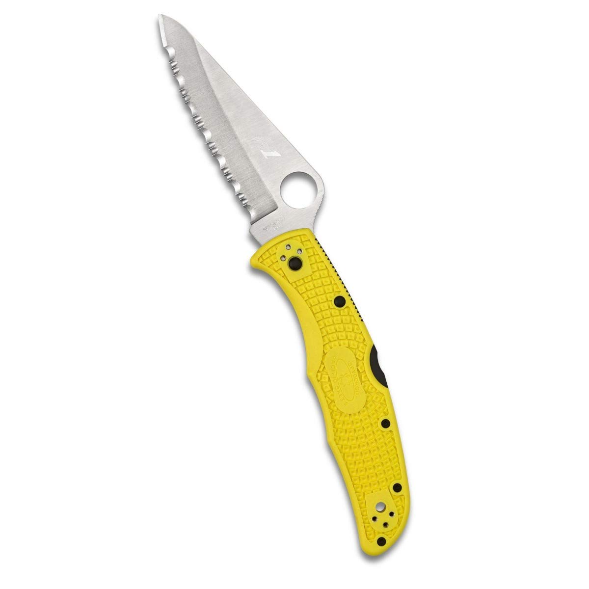 スパイダルコ(Spyderco) パシフィックソルト2 イエロー 波刃 C91SYL2