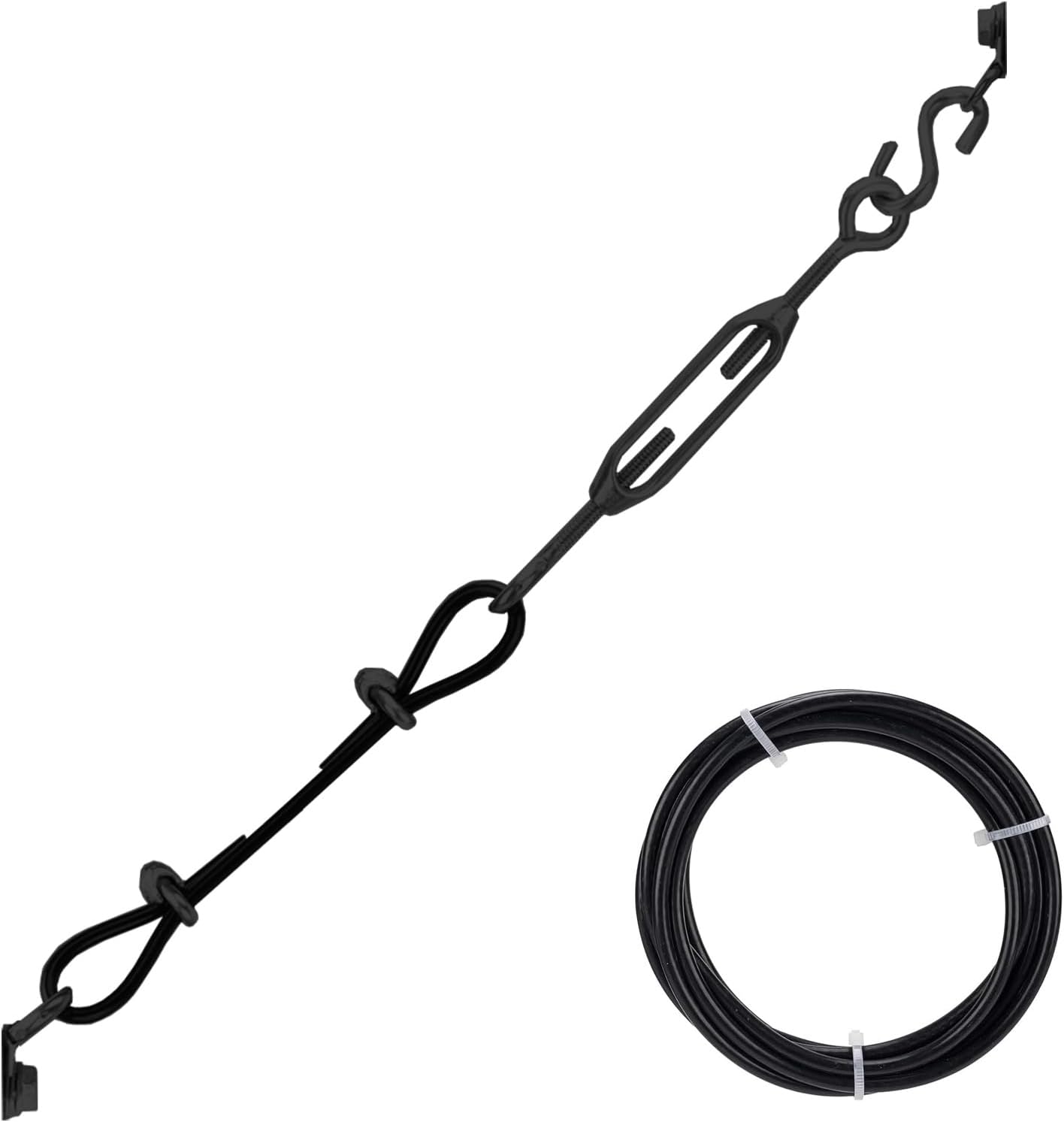 Alloy Steel Supporting Anti-Sag Gate Cable Kits for for Outdoor Wooden Fence Gate Door Support