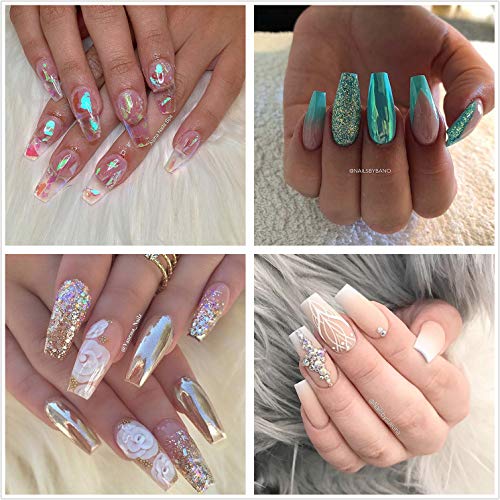 Clear Acrylic Nail Tips - French Nail Tip BTArtbox 500pcs Fake Nails Half Cover False Nail with Case for Dip Powder Nail… - Image 4
