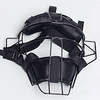 Vista 3 de Máscara facial de béisbol y softbol para máxima protección, protector de cabeza de acero de estilo tradicional con almohadilla de espuma