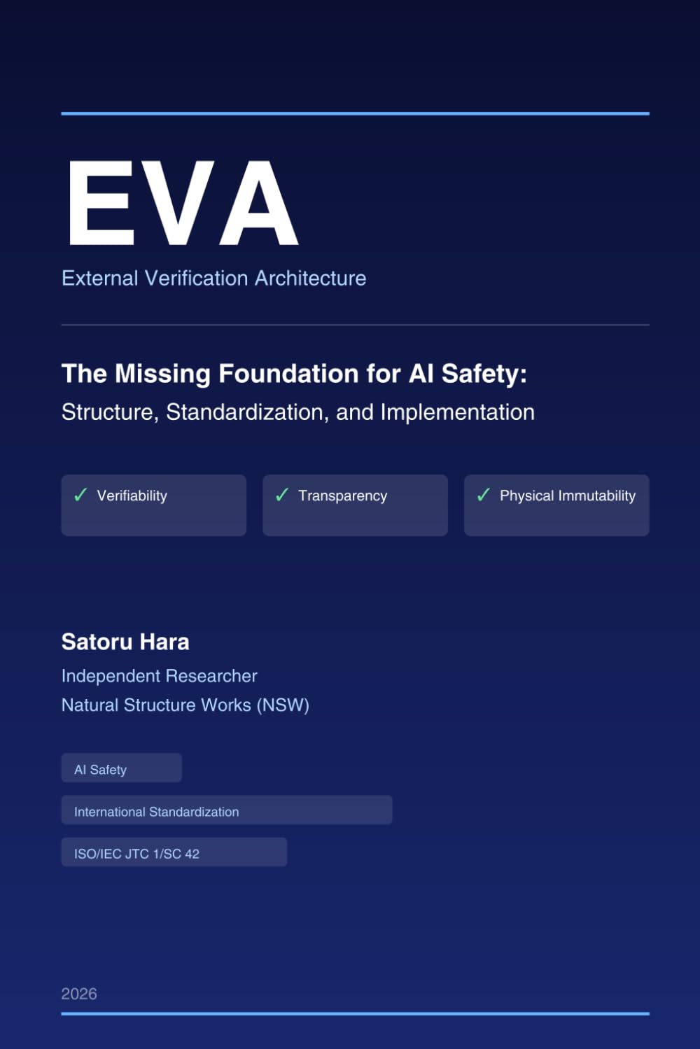 External Verification Architecture (EVA): The Missing Foundation for AI Safety: Structure, Standardization, and Implementation