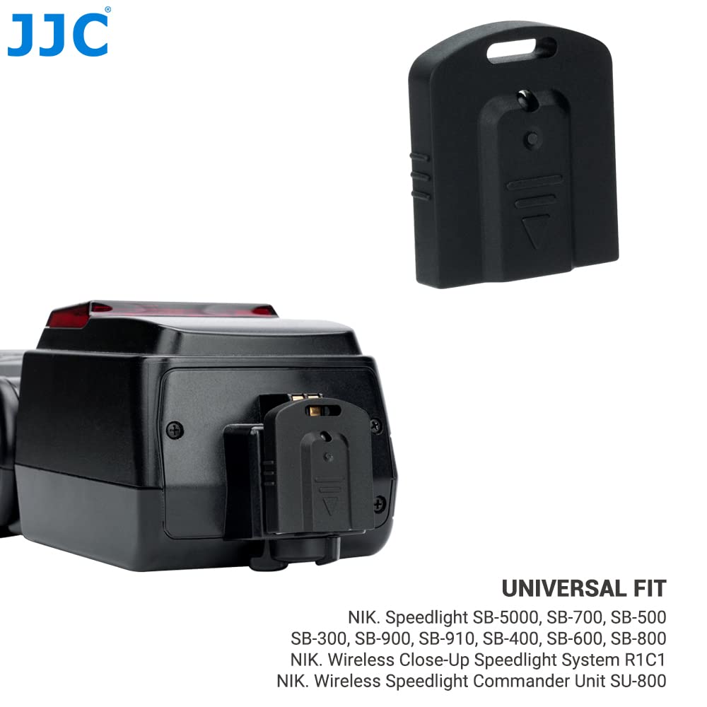 (2 Pezzo) JJC Connettore Proteggi Cappuccio per Nikon Speedlite SB-5000 SB-910 SB-900 SB-700 SB-500 SB-300 Flash, Close-Up Commander Speedlight R1C1, Wireless Speedlight SU-800 Privo Polvere & Detriti