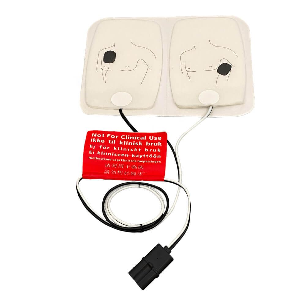 American Red Cross Adult AED Trainer Replacement Pads with Gel Adhesive Backing (1-Pack) | Training Purposes Only | Demonstration
