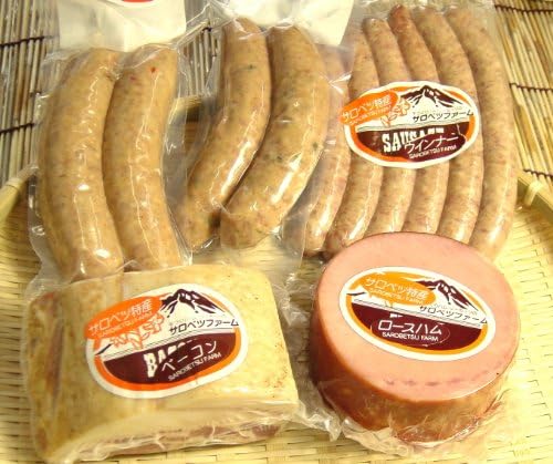 Amazon 手造り北海道サロベツファームセットｂ ジャンボフランク ソーセージ ベーコン 逸品工房なまら家 ソーセージ ウインナー 通販