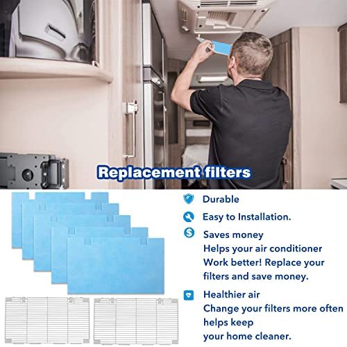 RV Air Conditioner Covers Grill, RV Interior Parts RV Accessories Compatible with Dometic 3104928.019 for RV - 2 pcs A/C… - Image 5