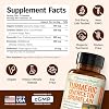 Quercetin with Bromelain Turmeric Curcumin Supplement Allergy Relief, Immune & Joint Support Organic Turmeric Supplement w/Bioperine for Enhanced Absorption, 60 Quercetin 500mg Capsules