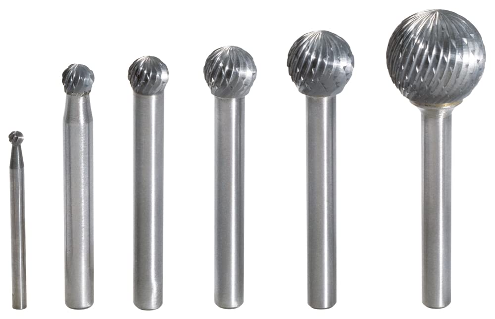 KS Tools 515.3282 Carbide Rotary Burrs KUD Cone