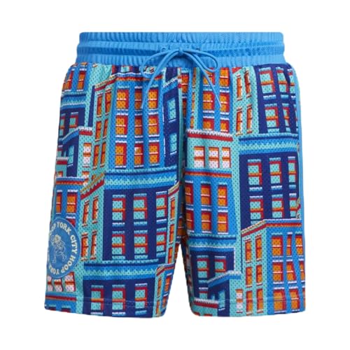 Short Hoop York City Mesh adidas femmes multicolore pour le basketball et le quotidien