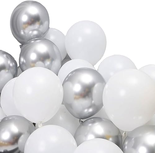 Miniatura 3 de Globos negros para fiesta, paquete de 100 globos brillantes de helio de 12 pulgadas para decoraciones de graduación, boda, cumpleaños, aniversario,