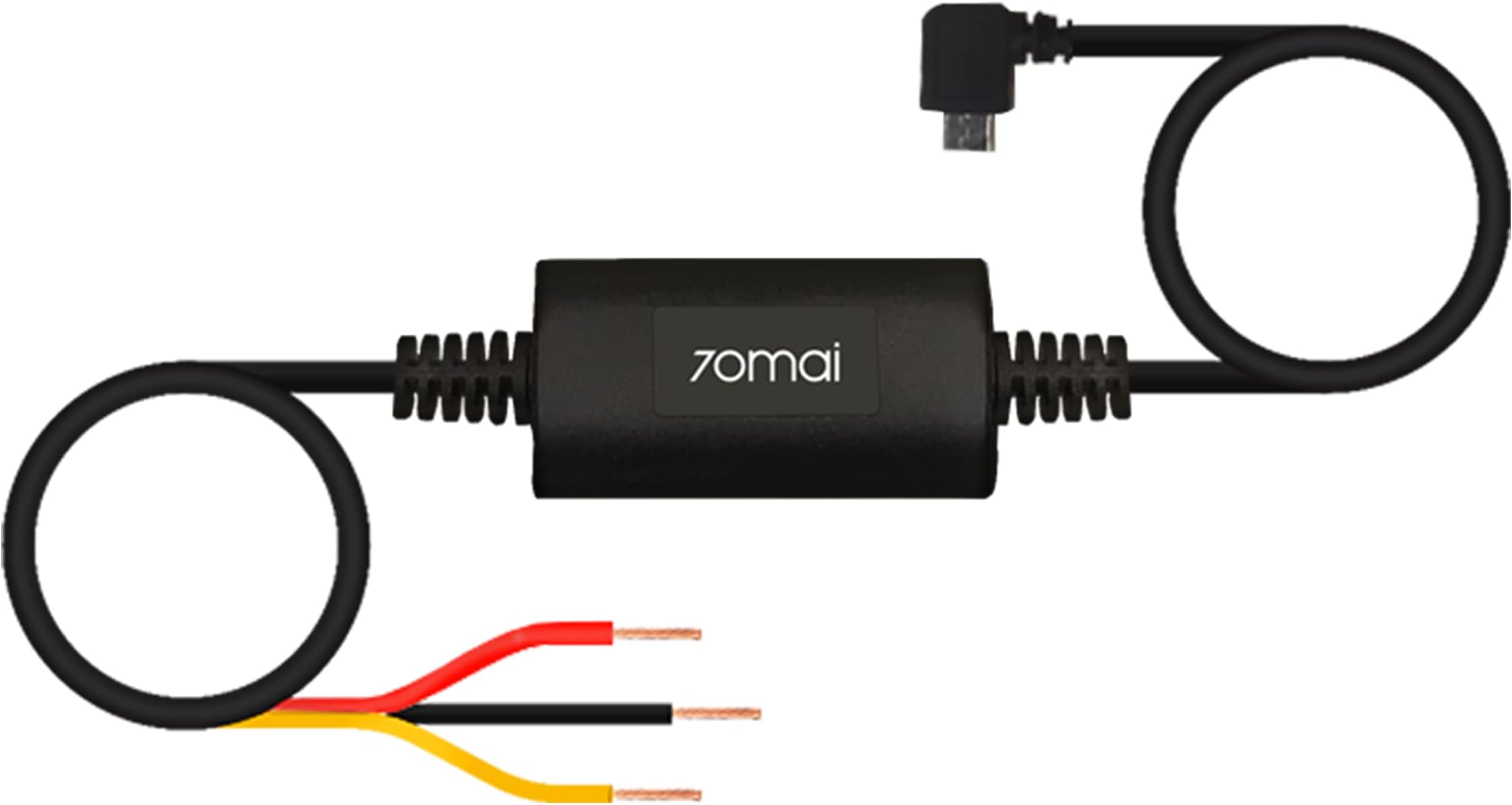 70mai Hardwire Kit, 10ft Micro USB for 70mai Car Dash Cams, 12V-30V to 5V/2.4A, Low Voltage Protection 11.8V, 24 Hour Parking Surveillance Power Supply for 70mai Car Dash Cameras