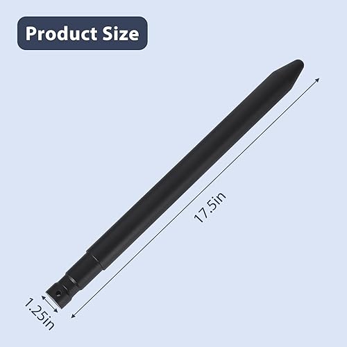 Miniatura 2 de GAOMON Accesorio de lanza de bala de heno estabilizador de 17 pulgadas, par de púas de pacas de fijación rápida con mangas, horquillas de pacas de