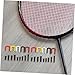 GANAZONO Racket Cord Protector 1 Box 2 Holes Double Connection Badminton Racket String Tubing Easy Installation Sturdy Badminton Racket Accessory