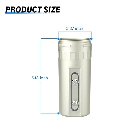 TAILONZ PNEUMATIC Heavy Duty Industrial Grade Air Drying Filter Cup Filter Replacement(Without Drainage)