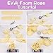 IMISNO EVA Foam Craft Sheets Paper Pack of 24pcs (24 Colors,9.8