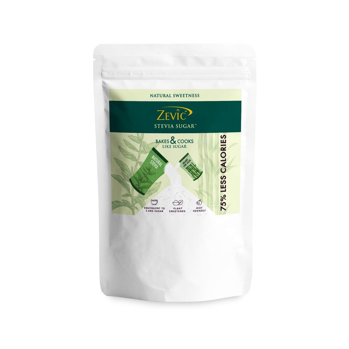 See full amazon price history chart for ZEVIC Stevia Natural Sugar | Low Carb 75% Less Calories | 900gm ZEVIC Stevia Natural Sugar | Low Carb 75% Less Calories | 900gm (B08B4LXZL1) Amazon Price History, Amazon Price Tracker