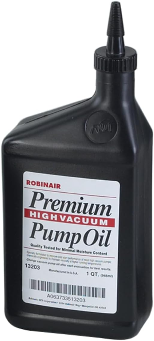 13203.0 Premium High Vacuum Pump Oil - 1 Quart