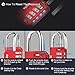 2 Pack Combination Lock 4 Digit, Diyife Outdoor Waterproof Padlock for School Gym Locker, Fence, Toolbox, Gate, Case, Red