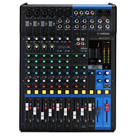 Yamaha MG12XU 12-channel Mixer with USB and Effects