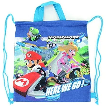 Amazon Co Jp スーパーマリオ ナップサック 巾着l マリオカート8 サンアート 入学準備 キャラクター グッズ 通販 おもちゃ