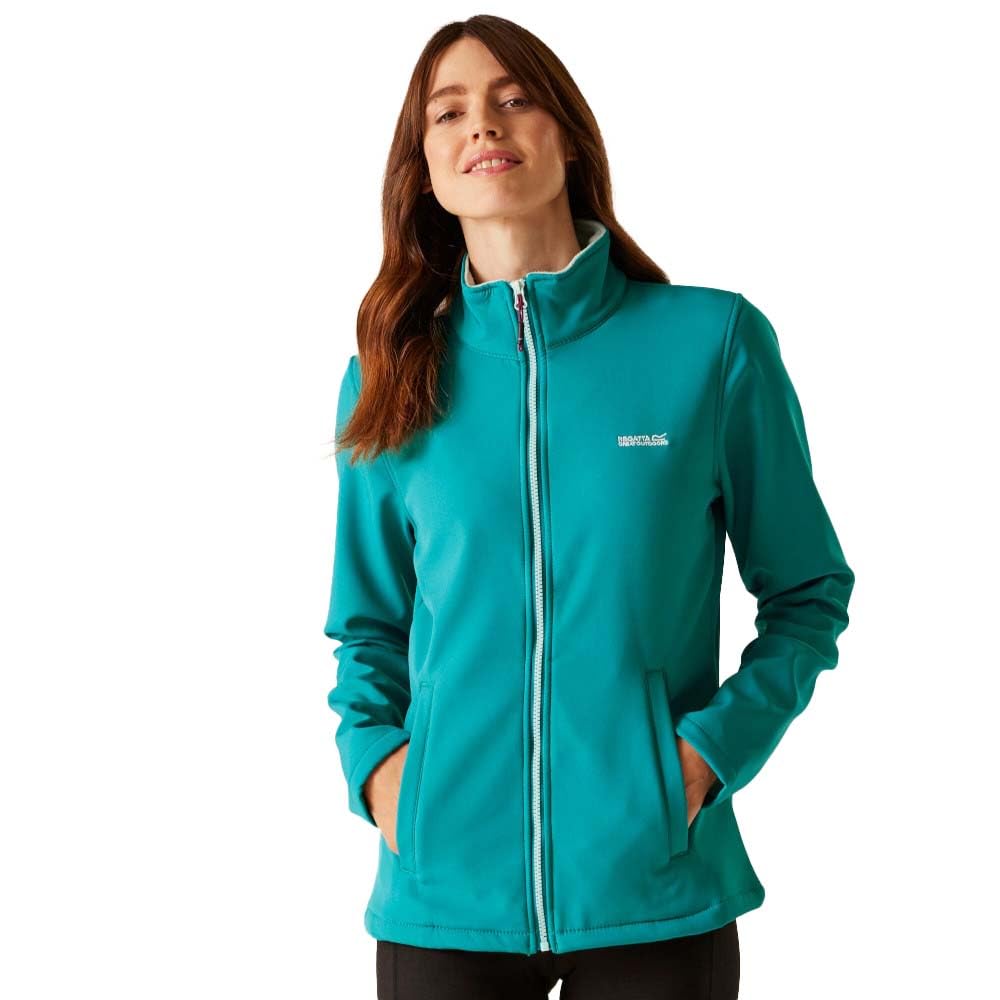 Regatta Women's Turquoise 'Connie V' Softshell Walking Jacket Size 16