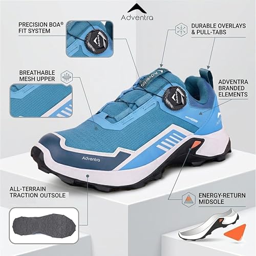 Image of Men's Waterproof Hiking Shoes | Low Ankle with Ultra Grip | Auto-Lacing | ET1102