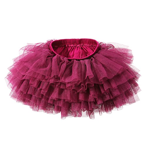 Image of Tutu Skirt for Baby Girl Toddler 6 Layered Tulle Skirts 1-8T