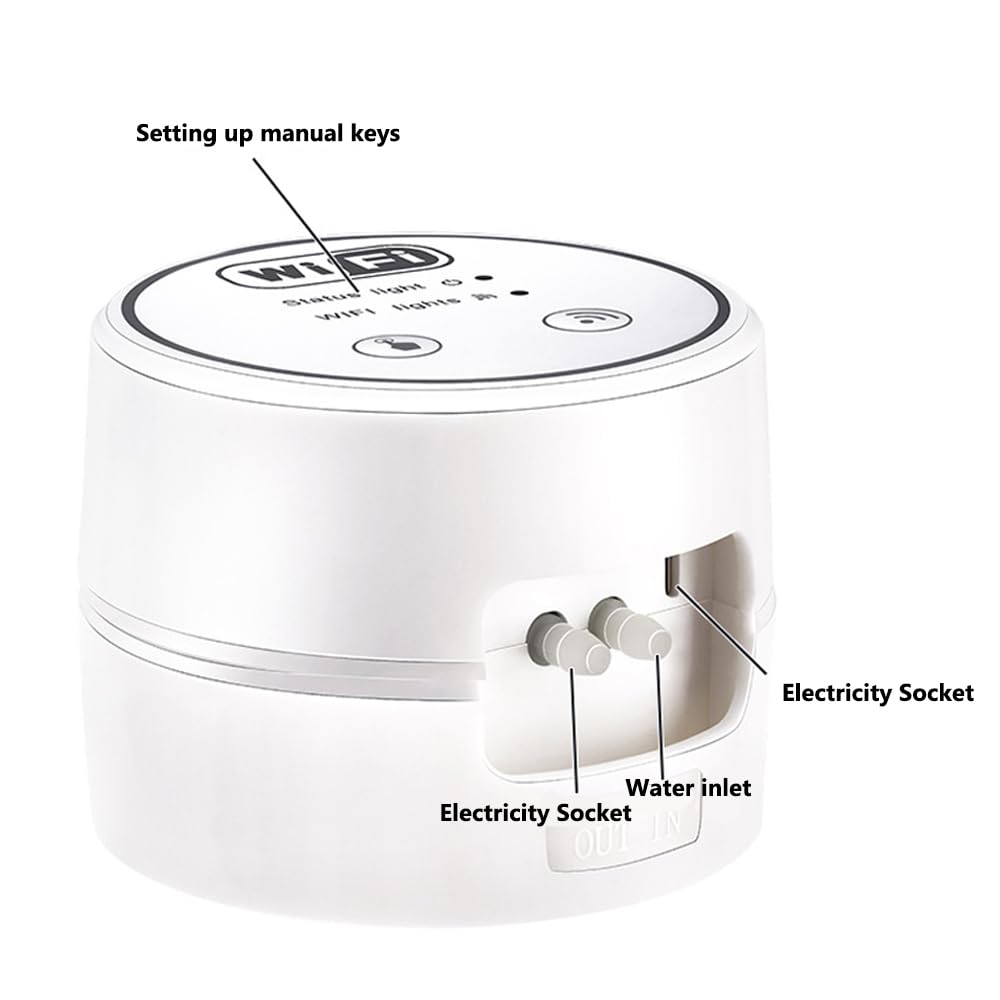 Smart Garden Garden System, kontrola WI FI, cichy opryskiwacz mgły, konfigurowalne dysz, zasilanie USB/bateria, do opieki w roślinach wewnętrznych/zewnętrznych (Zestaw 2 dysz)