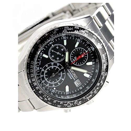 Amazon.co.jp: SEIKO Chronograph 100m防水 メタルベルトウォッチ