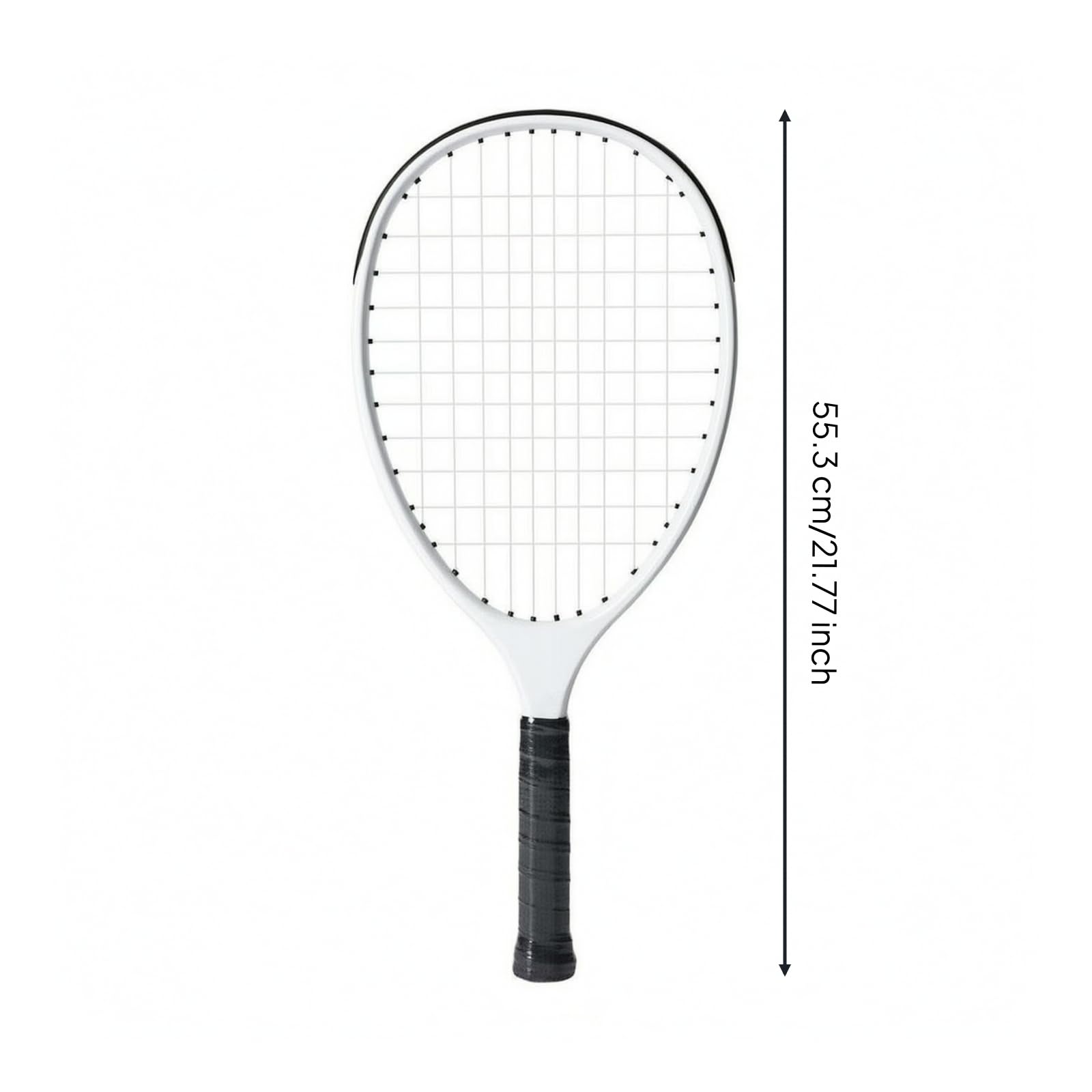 LOVIVER Raqueta de Tenis Raqueta Pala Cuerda Marco Empuñadura de Material Compuesto con Respuesta Consistente y Tensión Recomendada de 50 Adecuada para Clases