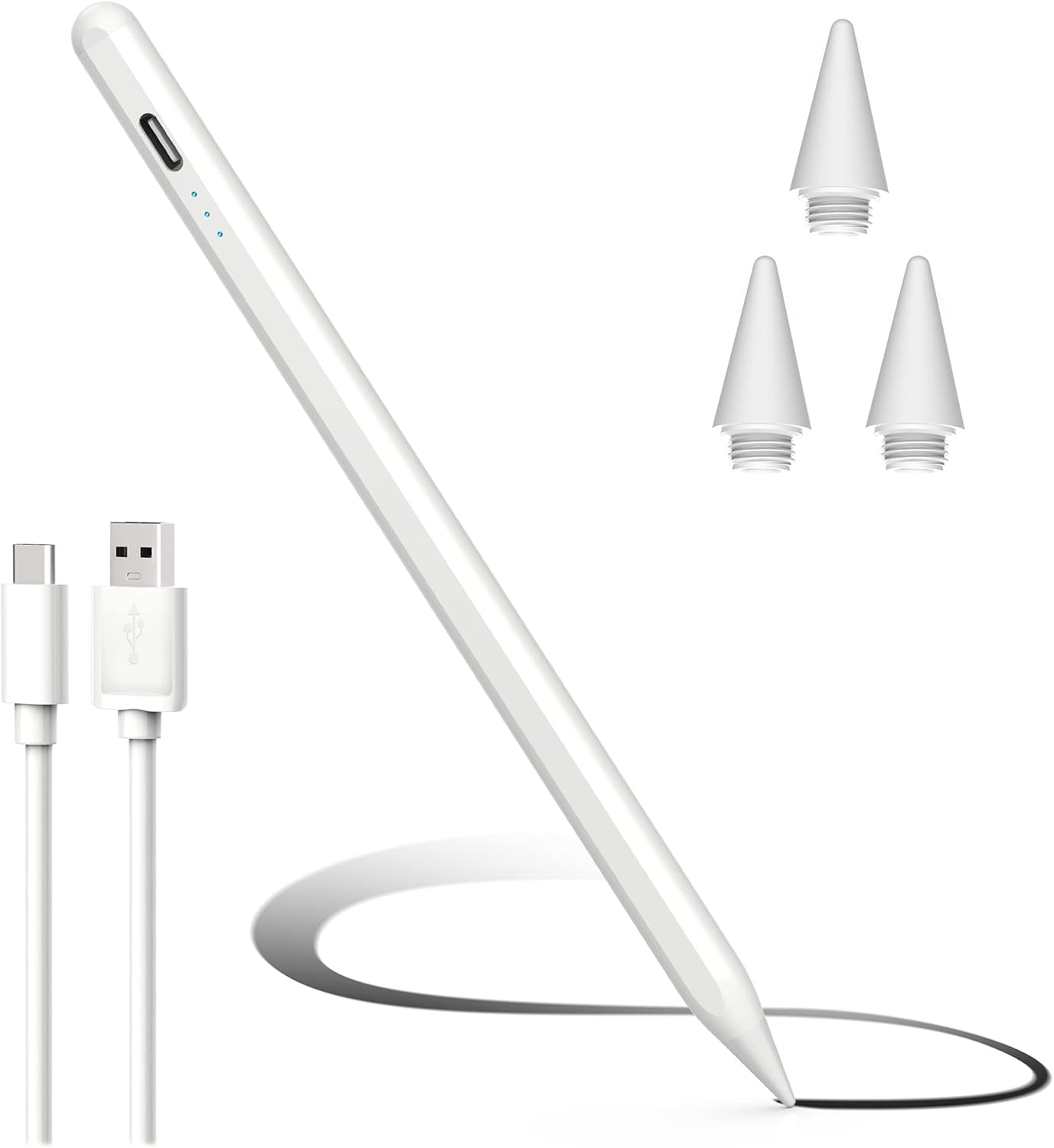 Stylus Pen for iPad, Compatible with Apple Pencil 2nd Generation, iPad Pro 11-inch, iPad Pro 12.9-inch, iPad 6th/7th/8th/9th/10th, iPad Mini 5th/6th, iPad Air 3rd/4th/5th Generation