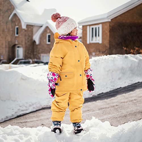 Image of JAN & JUL Waterproof Fleece Lined Rain Jacket, Raincoat for Toddlers and Kids