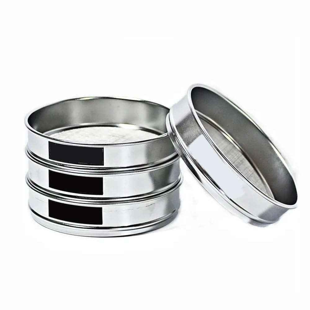 Setaccio for analisi da 20 cm, diametro 12-200 maglie, setaccio for prove di campionamento e ispezione standard laboratorio, for filtro in acciaio inox 304, telaio cromato Attrezzature da laboratorio