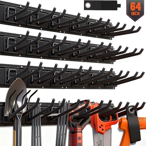 HORUSDY 64-Inch Heavy Duty Garage Organization Rack, 14 Packs Max...