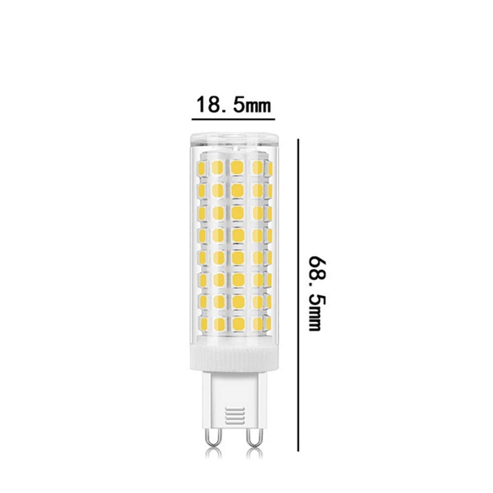 Super Bright Chandelier LED Light G9 AC110V AC220V AC230V 100LEDS 2835SMD 8W Light Bulb 700LM Replace 80W Halogen — view 2