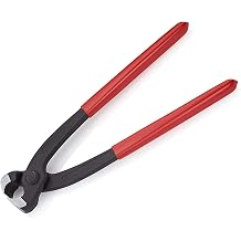 9 inch Ear Clamp Pliers Carbon Steel Ear Clamp Pincer Tool Single Ear Clamp Pincers Crimping Tool Remove Clamp Crimp Pliers Nail Puller Tool
