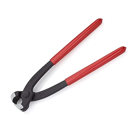 Alfykym 9 inch Ear Clamp Pincers Ear Clamps Pliers Single Ear Hose Clamps Pincer Crimping Tool Nail Puller for Securing Pipe Hoses and Automotive Use